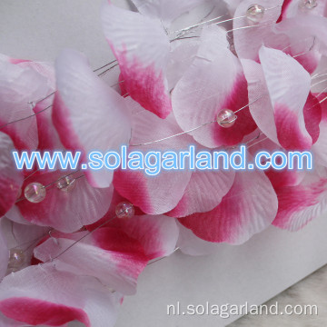 Kleurrijke stof Flower Petal String Chain Garland